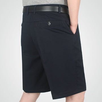 100% Cotton Shorts Men New Summer Knee Length Boardshorts Classic Brand Comfortable Clothing Shorts Male Short  Sofr Trousers